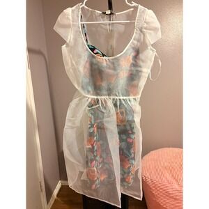 Alice's Pig - 3 Sundresses with White‎ Sheer Cover, Sz 4